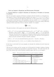 Notes on Laplace's Equations and Electrostatic Potential