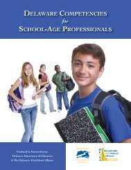Delaware Competencies.pdf - Statewide Afterschool Networks