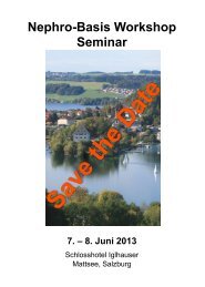 Nephro-Basis Workshop Seminar 7. - Was ist Nephrologie?