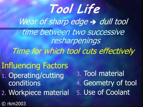 Theory of Metal Cutting