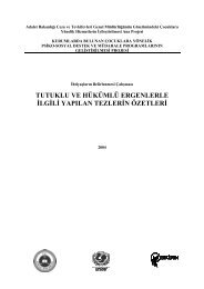 Tutuklu ve HÃ¼kÃ¼mlÃ¼ Ergenlerle Ä°lgili YapÄ±lan Tezlerin ... - KÃ¼ltegin Ãgel