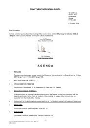 14th October 2004 - Runnymede Borough Council