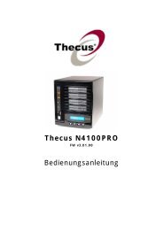 Thecus N4100PRO Bedienungsanleitung