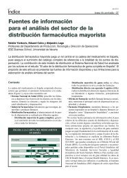 Fuentes de informaciÃ³n para el anÃ¡lisis del sector ... - Revista Ãndice