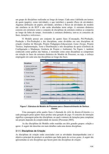 Definição e Aplicação de um Modelo de Processo para o ...