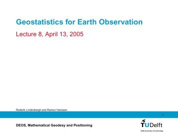 DEOS, Mathematical Geodesy and Positioning