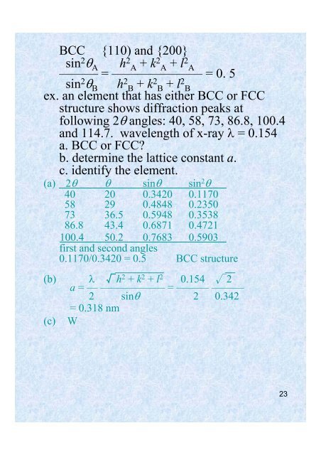 2. Crystal Structure