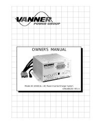 model 20-1050cul - Vanner