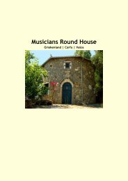 Musicians Round House - Eliza was here