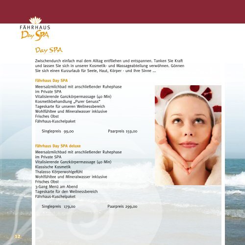 Wellness Kosmetik Massagen - Ringhotel Fährhaus