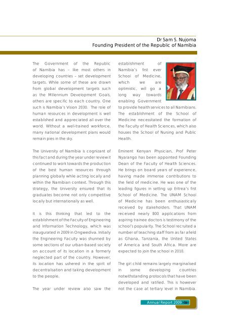 Annual Report - University of Namibia