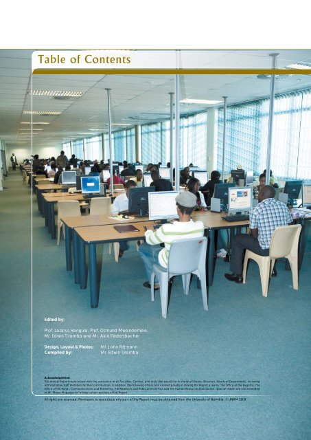 Annual Report - University of Namibia