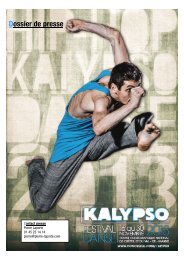 Dossier de presse Festival Kalypso 2013
