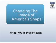 NTMA 6S Presentation - National Tooling and Machining Association