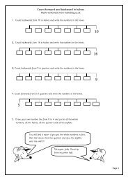 Count forward and backward in halves - Maths Blog