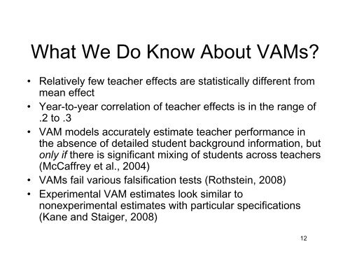 The Promise and Potential Pitfalls of Value-Added Assessment