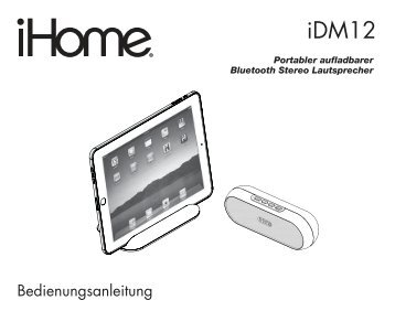 Bedienungsanleitung - iHome