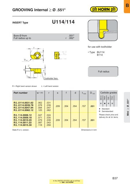 Type 1 1 4 - Horn USA, Inc.