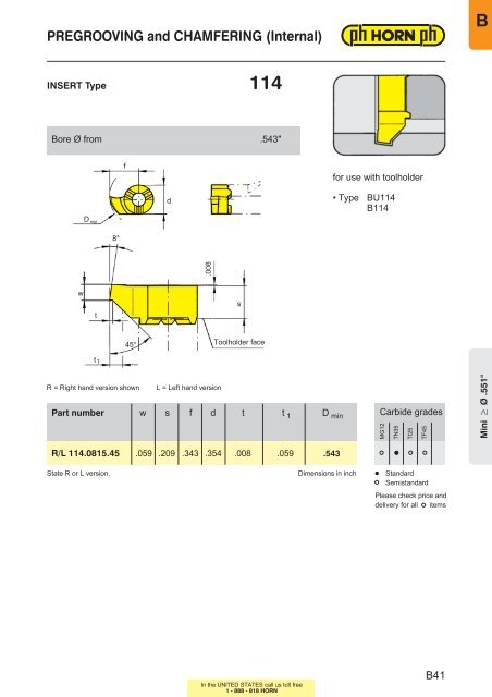 Type 1 1 4 - Horn USA, Inc.