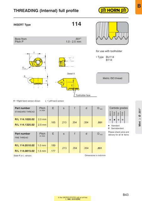 Type 1 1 4 - Horn USA, Inc.