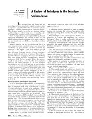 A Review of Techniques in the Lassaigne Sodium-Fusion