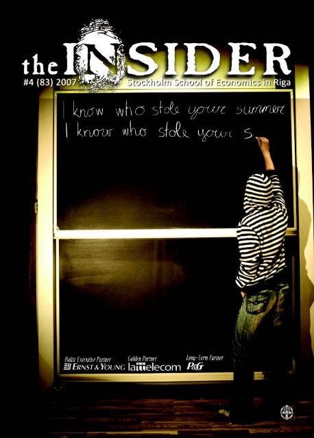 the Insider Digital Edition in PDF format - Stockholm School of ...