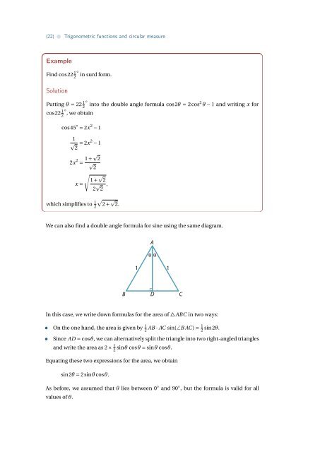 Trigonometric functions and circular measure - the Australian ...