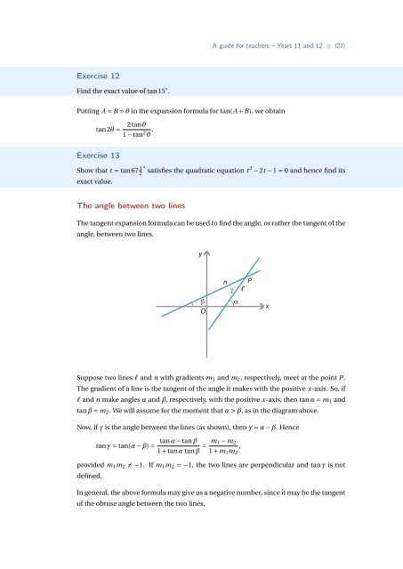 Trigonometric functions and circular measure - the Australian ...