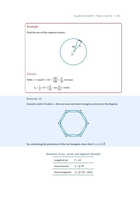 Trigonometric functions and circular measure - the Australian ...