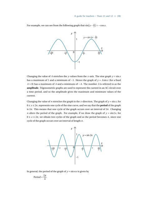 Trigonometric functions and circular measure - the Australian ...