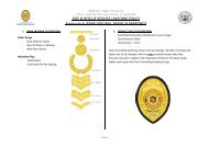 Rank Insignia, Badge and Markings