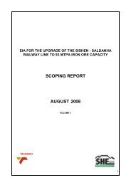 SCOPING REPORT AUGUST 2008 - Transnet