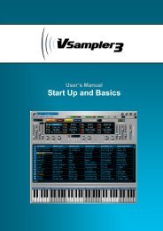 Cakewalk VSampler 3 User's Manual - MIDI Manuals