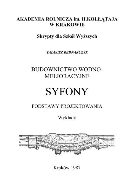 Skrypt - prof. T. Bednarczyka - SYFONY