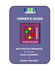 Value alignment matrix manual (Brochure) - Construction Innovation