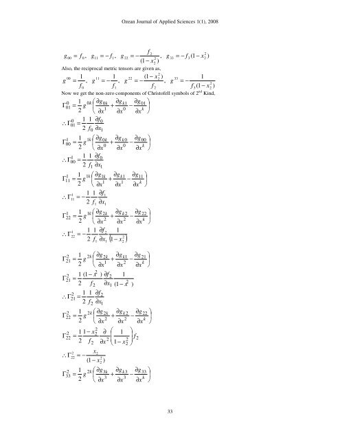 Exact Solution Of Einstein's Equation To The Gravitational Field Of ...