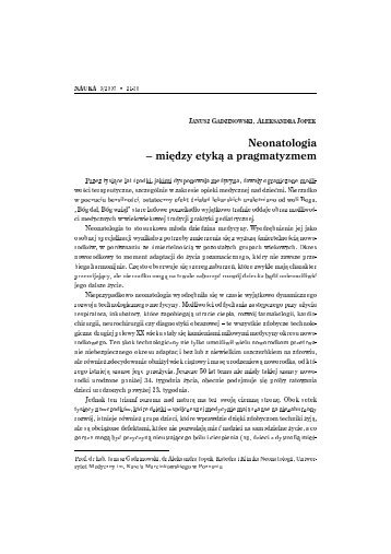 między etyką a pragmatyzmem - Portal Wiedzy PAN
