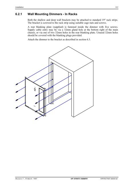 HP Series Operating Manual - Jands