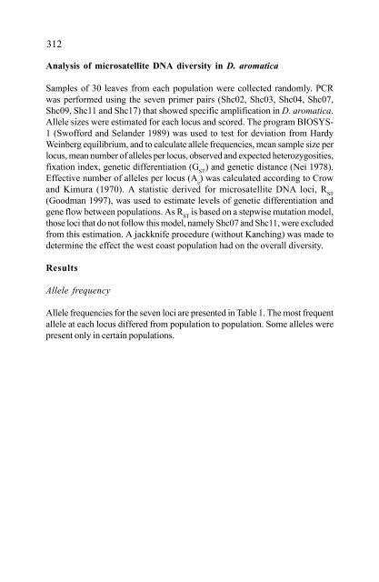 In situ and Ex situ Conservation of Commercial Tropical Trees - ITTO