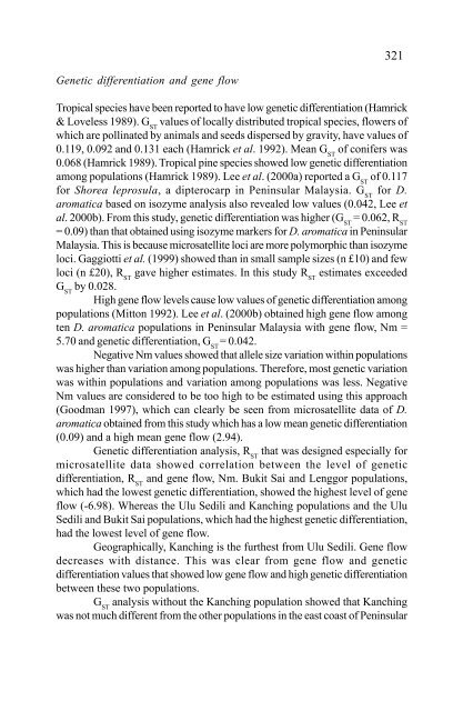 In situ and Ex situ Conservation of Commercial Tropical Trees - ITTO