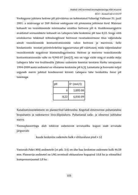 Paldiski LNG terminali teemaplaneeringu keskkonnamõju ...