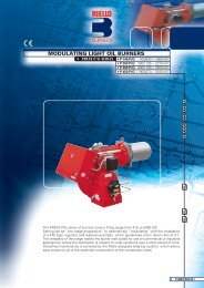 MODULATING LIGHT OIL BURNERS