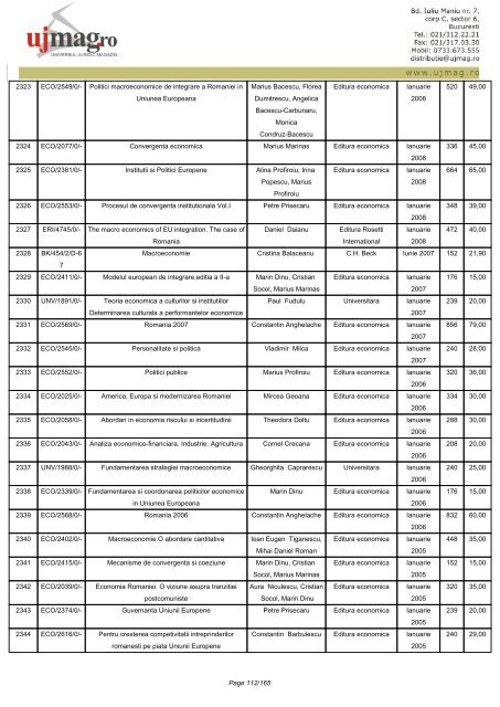 CATALOG GENERAL - UJmag