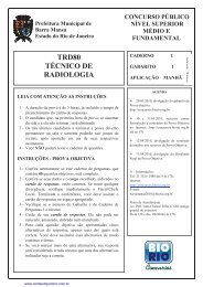 TRD80 TÃCNICO DE RADIOLOGIA