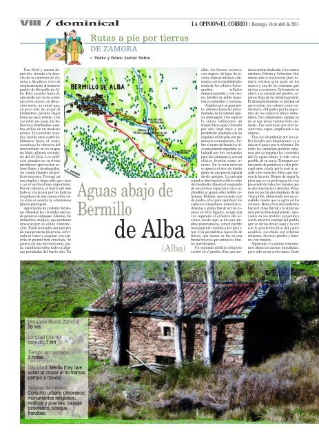 DOM OPZ 10-04-11 : Dominical : 1 : PÃ¡gina 1 - La OpiniÃ³n de Zamora
