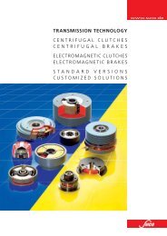 suco centrifugal clutches brakes catalogue en - BIBUS Austria