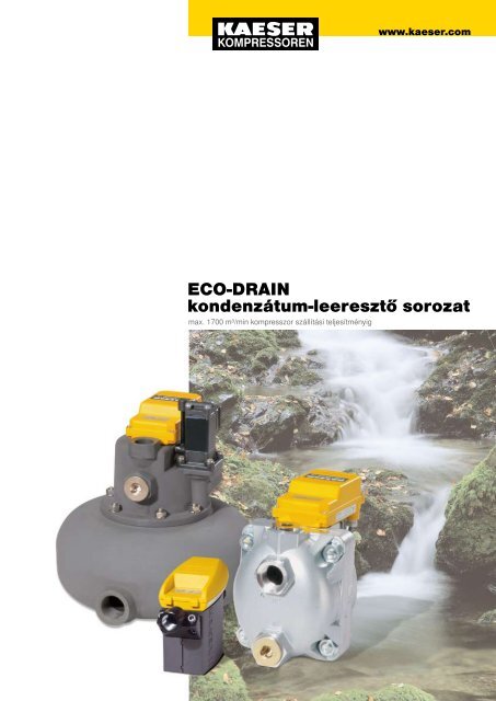 eco drain - KAESER KOMPRESSOREN Kft.