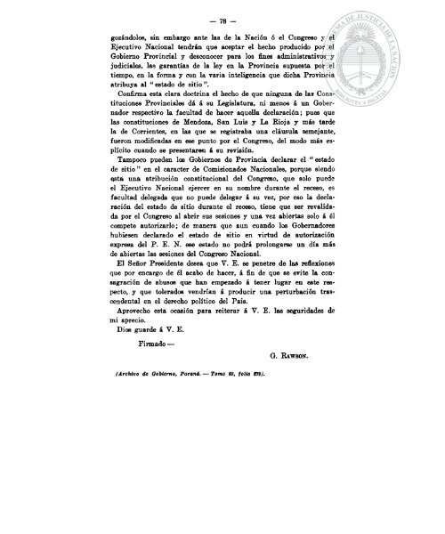 organizaciÃ³n constitucional - Biblioteca Digital - Corte Suprema de ...