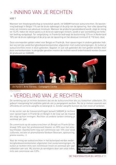 De theaterauteur bij ARTES - Sabam