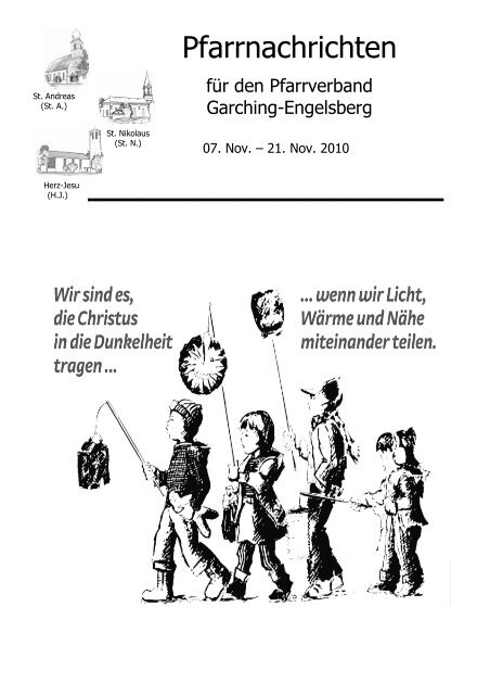 Pfarrnachrichten Pfarrverband Garching Engelsberg